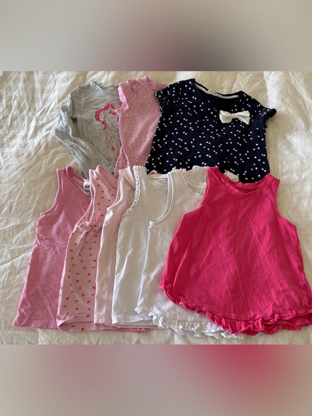 H&M Girls 4 - 6 years Tops & T-Shirts Bundle Lot